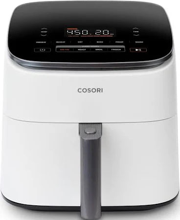 🥘Air Fryer 9-in-1, Compact & Large 6-Qt, Fast Turbo Modes