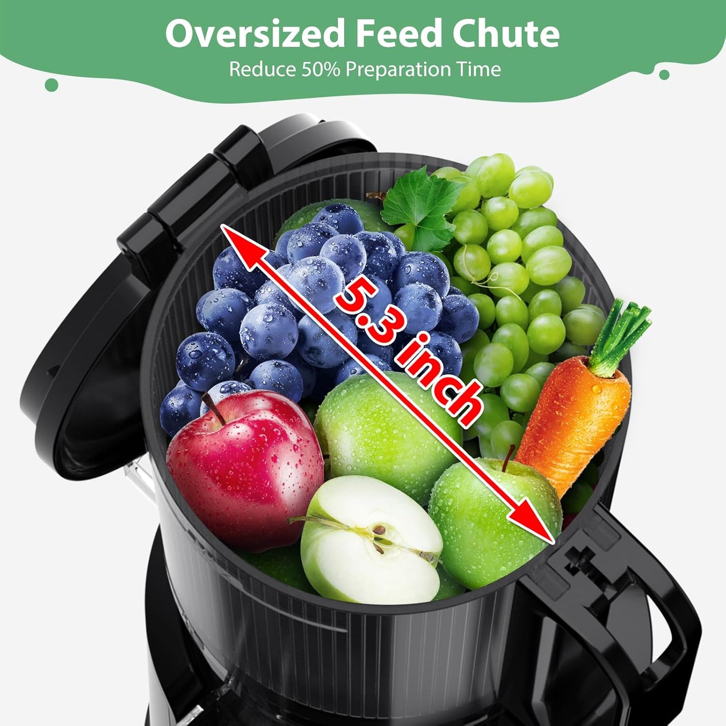 🍊🍏Juice Extractor Machine, Self Feeding, Easy to Clean, High Juice Yield