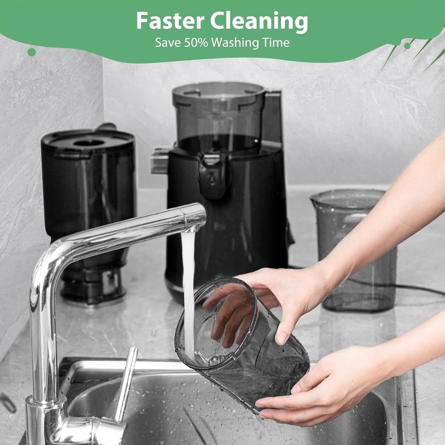 🍊🍏Juice Extractor Machine, Self Feeding, Easy to Clean, High Juice Yield