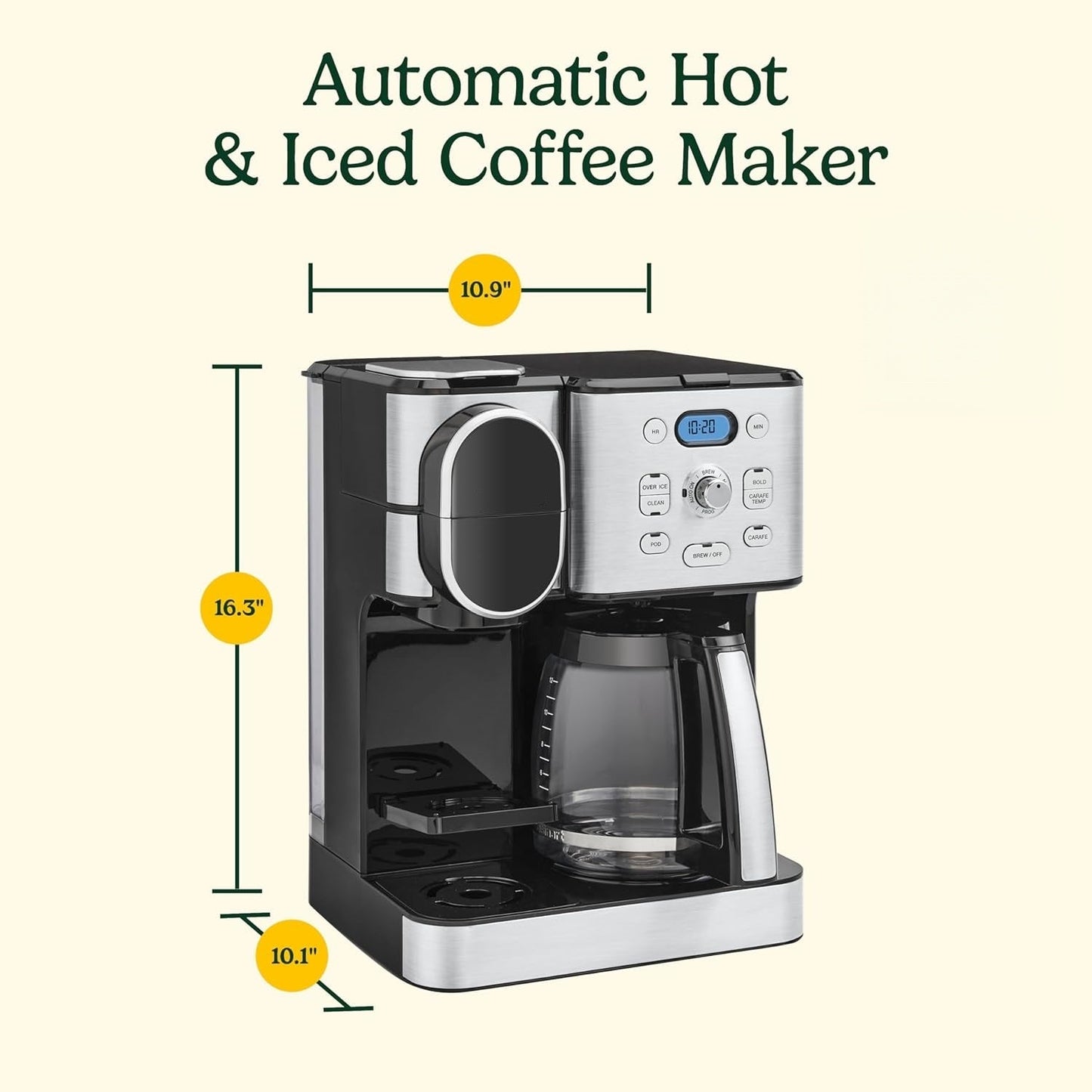 ☕️Automatic Hot& lced Coffee Maker