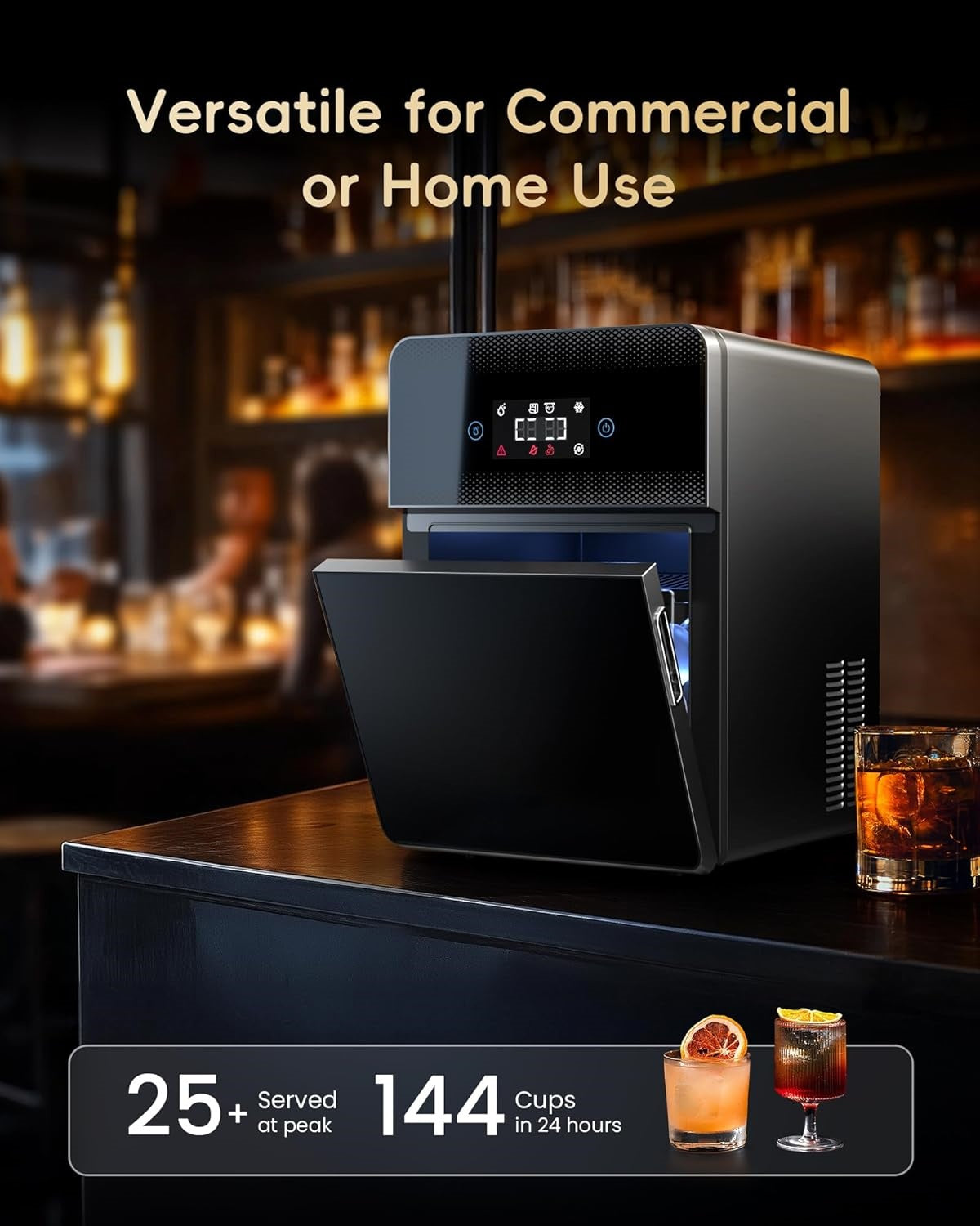 Clear Ice Ball Maker, Whiskey Ice in Just 40 Minutes