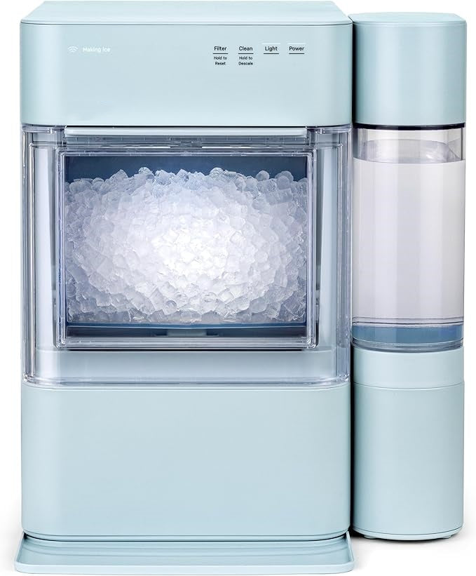 Ice Maker with 1 Gallon Tank, Stainless Steel