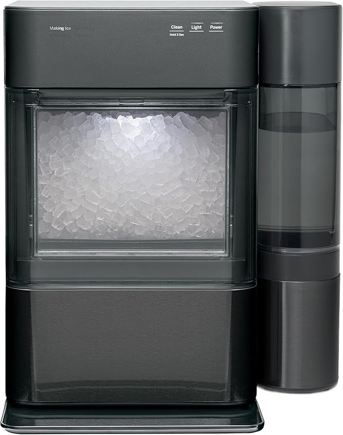 Ice Maker with 1 Gallon Tank, Stainless Steel