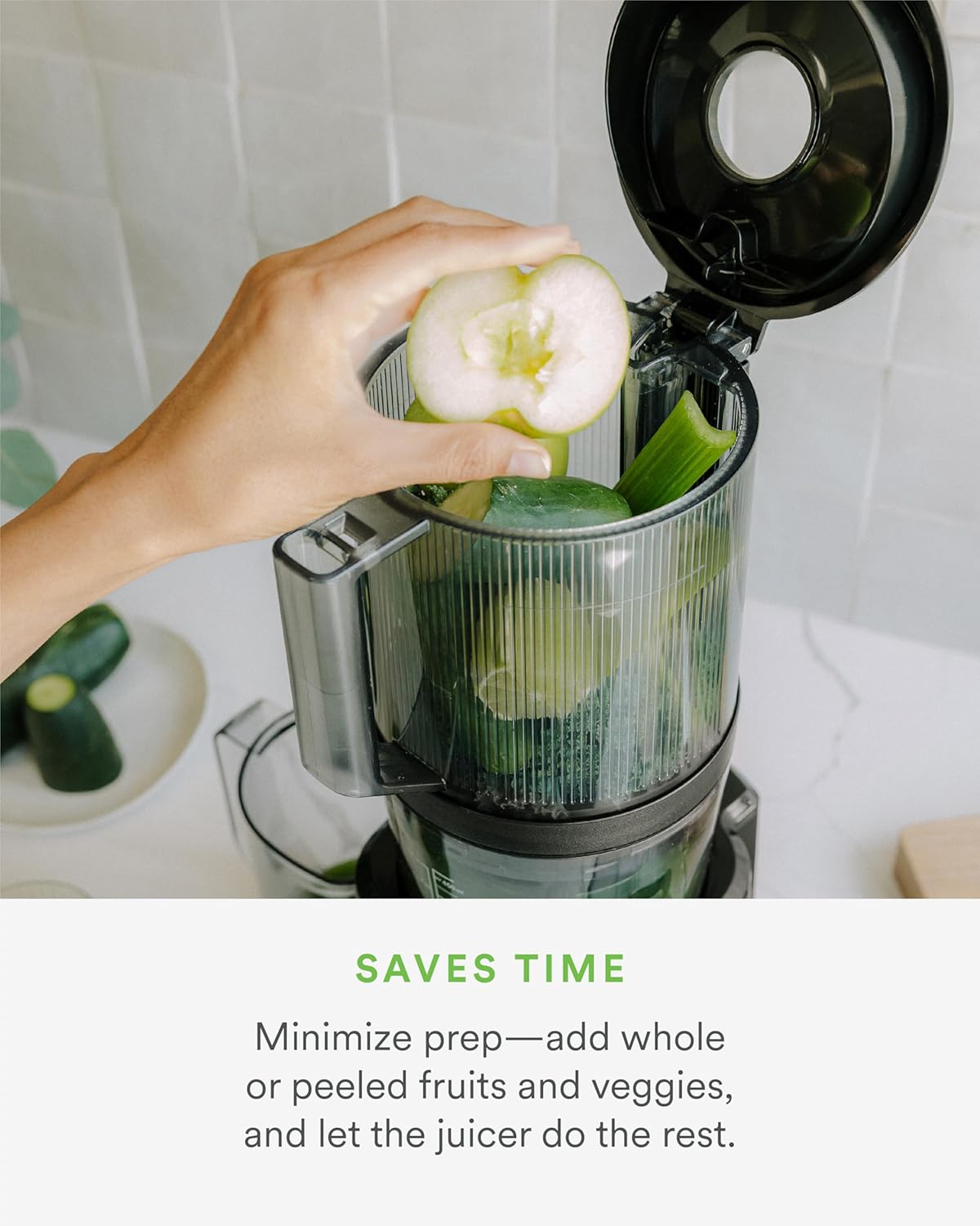 🔥Cold Press Juicer – Self Feeding for Hands
