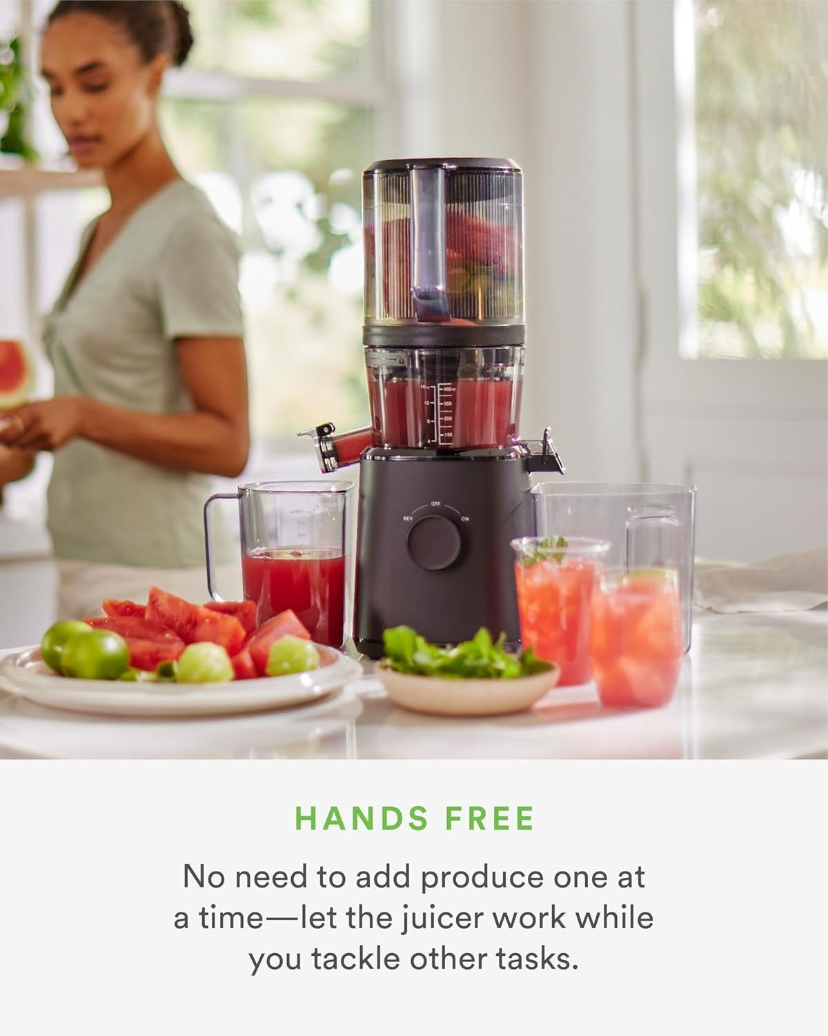 🔥Cold Press Juicer – Self Feeding for Hands