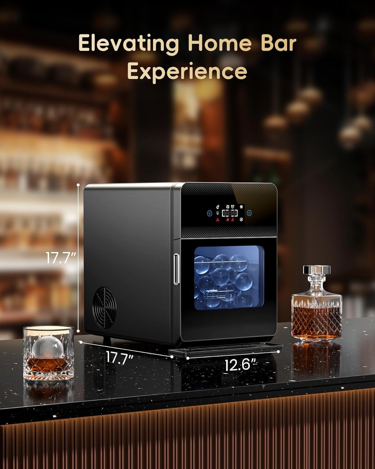 Clear Ice Ball Maker, Whiskey Ice in Just 40 Minutes