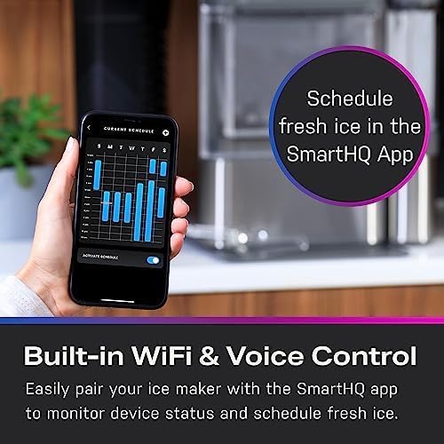 Ice Maker with 1 Gallon Tank, Stainless Steel